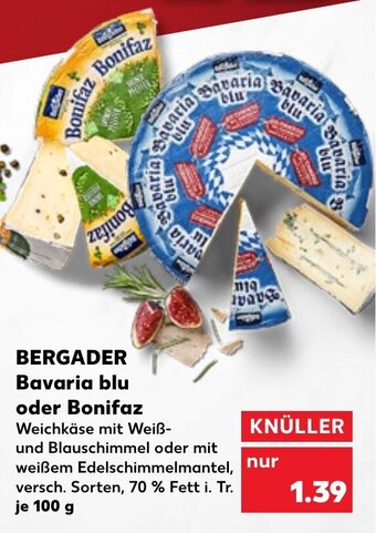Kaufland DE BERGADER bavaria blu oder bonifaz tilbud