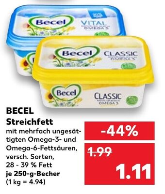 Kaufland DE BECEL streichfett tilbud