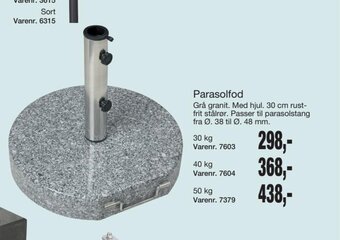 Harald Nyborg Parasolfod tilbud