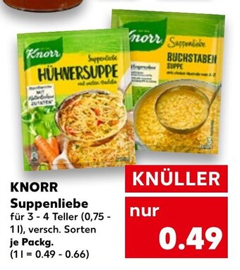 Kaufland DE KNORR suppenliebe tilbud