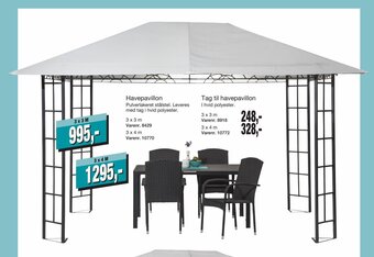 Harald Nyborg Havepavillon tilbud