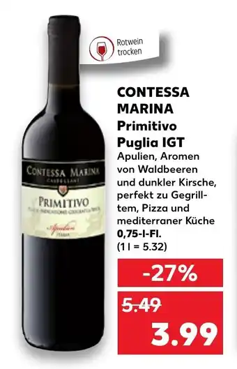 CONTESSA MARINA primitivo puglia IG T