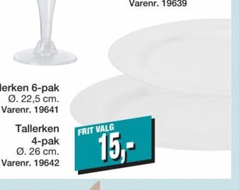 Tallerken 4-pak