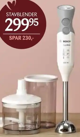 Kop & Kande Bosch Stavblender Model MSM66120 tilbud