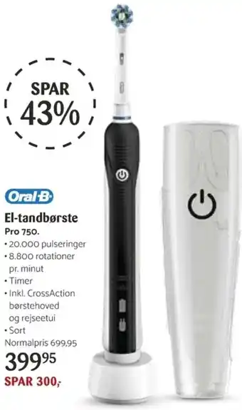 Oral-B El-tandbørste Pro 750