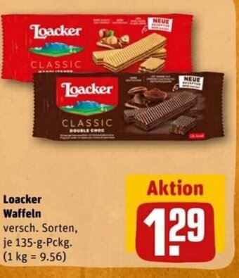 REWE DE Loacker Waffeln tilbud