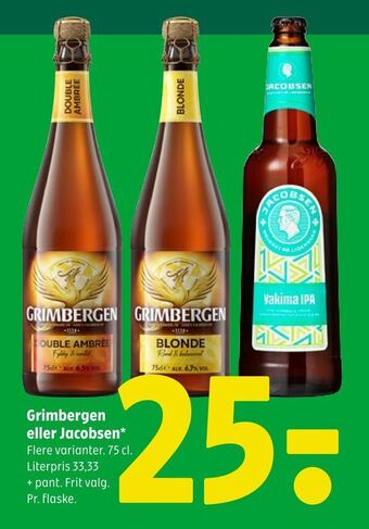 Coop 365 Grimbergen eller Jacobsen tilbud