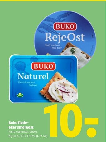 Buko fløde eller smøreost