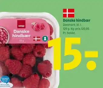 Coop 365 Danske hindbær tilbud