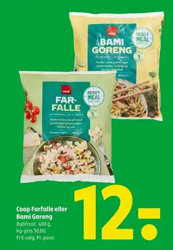Coop Farfalle eller Bami Goreng