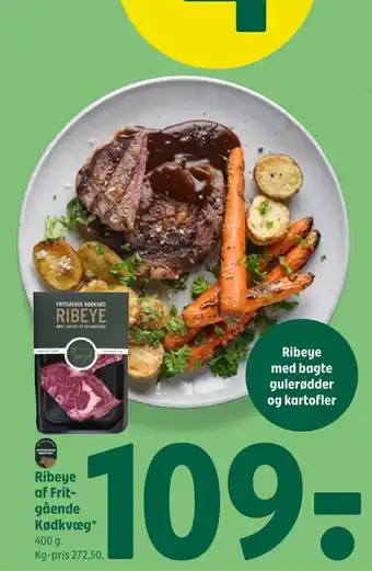 Ribeye af Frit- gående Kødkvæg