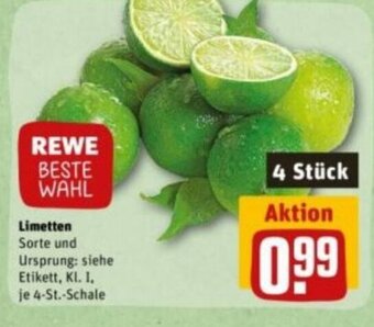 REWE DE Rewe Beste Wahl Limetten tilbud