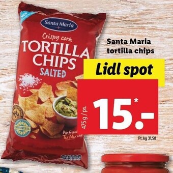 Lidl Santa Maria tortilla chips tilbud