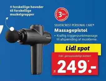 Lidl Massagepistol tilbud