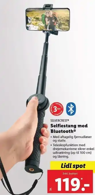 Selfiestang med Bluetooth