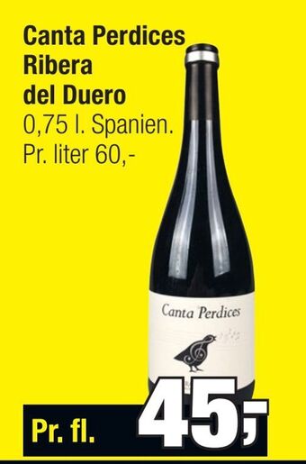 Calle Canta Perdices Ribera del Duero tilbud