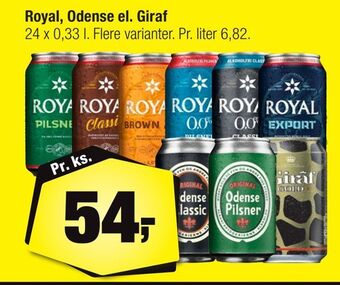 Calle Royal, Odense el. Giraf tilbud