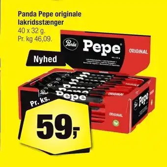 Panda Pepe originale lakridsstænger