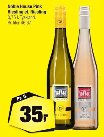 Calle Noble House Pink Riesling el. Riesling tilbud