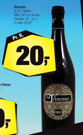 Calle Verosso tilbud