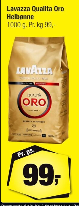 Calle Lavazza Qualita Oro Helbønne tilbud