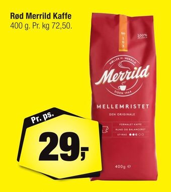 Calle Rød Merrild Kaffe tilbud