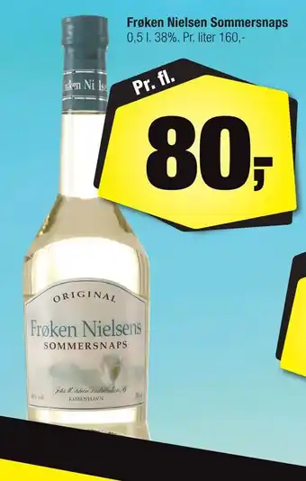 Calle Frøken Nielsen Sommersnaps tilbud