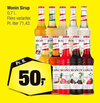 Calle Monin Sirup tilbud