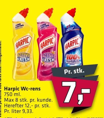 Fleggaard Harpic Wc-rens tilbud