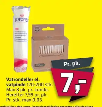 Fleggaard Vatrondeller el. vatpinde tilbud