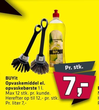 Fleggaard BUYit Opvaskemiddel el. opvaskebørste tilbud