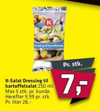 Fleggaard K-Salat Dressing til kartoffelsalat tilbud