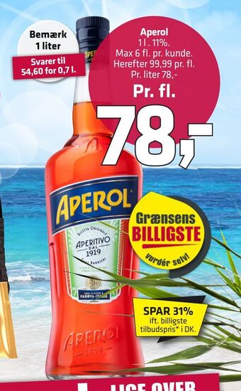 Fleggaard Aperol tilbud