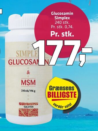 Fleggaard Glucosamin Simplex tilbud