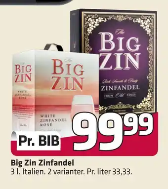Fleggaard Big Zin Zinfandel tilbud