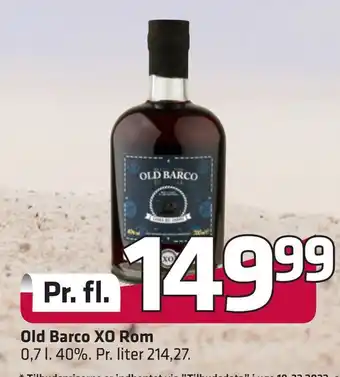 Fleggaard Old Barco XO Rom tilbud