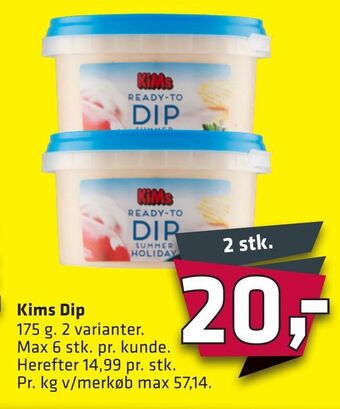 Fleggaard Kims Dip tilbud