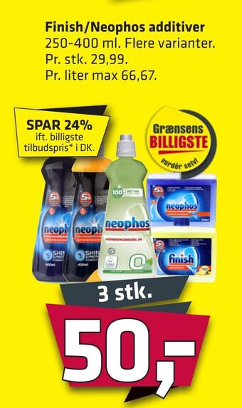 Fleggaard Finish/Neophos additiver tilbud