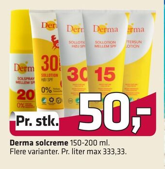 Fleggaard Derma solcreme tilbud