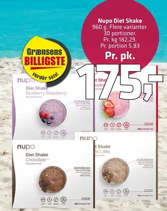 Fleggaard Nupo Diet Shake tilbud