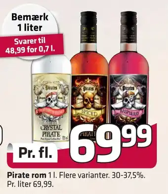 Fleggaard Pirate rom tilbud
