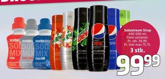 Fleggaard Sodastream Sirup tilbud