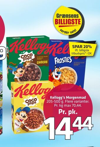 Fleggaard Kellogg's Morgenmad tilbud