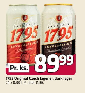Fleggaard 1795 Original Czech lager el. dark lager tilbud