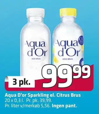 Fleggaard Aqua D'or Sparkling el. Citrus Brus Ingen pant tilbud