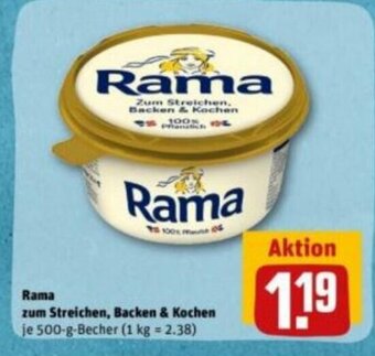 REWE DE Rama Zum Streichen Backen & Kochen tilbud