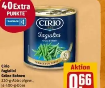 Cirio Fagiolini Grüne Bohnen