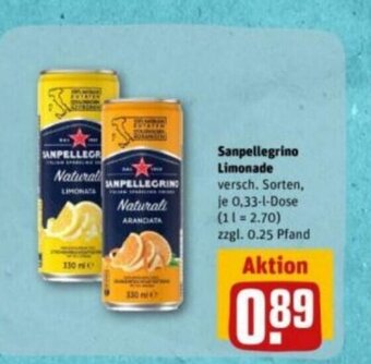 REWE DE Sanpellegrino Limonade tilbud