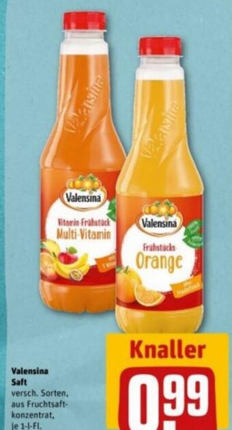 REWE DE Valensina Saft tilbud