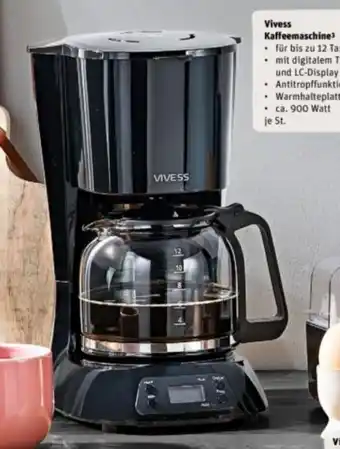 Vivess Kaffeemaschine